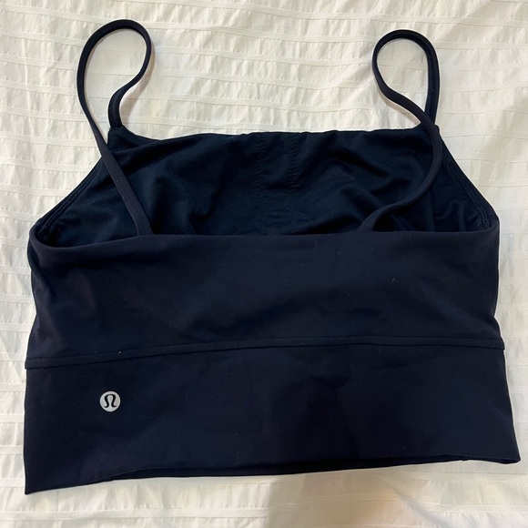 Lululemon Wunder Train Strappy Tank navy size six - Picture 2 of 2